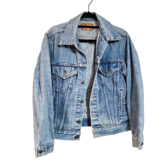 Levis Trucker Denim Jean Jacket Med wash Mens Size 40